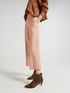 Pantaloni wide leg in cotone tinto in capo image number 2