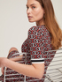 Vestito corto jacquard Double Love image number 0
