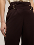Pantalon en polyviscose avec ceintures image number 3