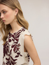 Viscose top with floral print image number 3
