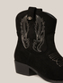 Embroidered cowboy ankle boots image number 2