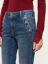 Jeans skinny motivo bottoni image number 2