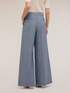 Pantalon jambe large effet denim image number 1
