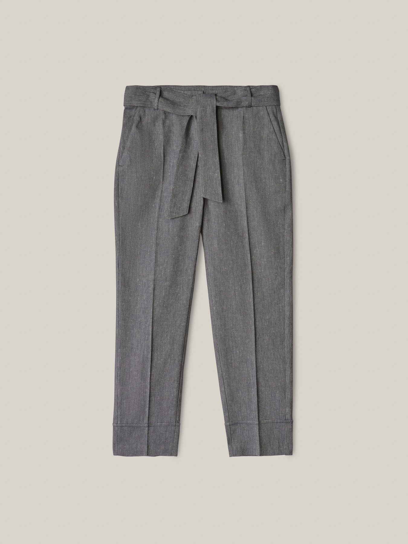 Pantaloni diritti con fusciacca image number 3