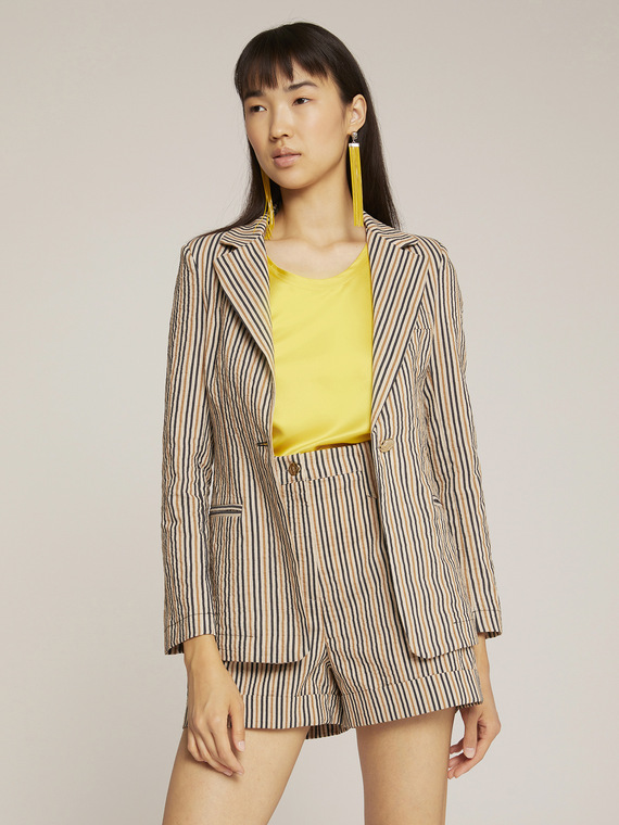 Motivi Giacca sfoderata a righe Donna