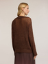 Oversized perforated mohair sweater image number 1