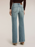 Palazzo jeans with pressed crease image number 1