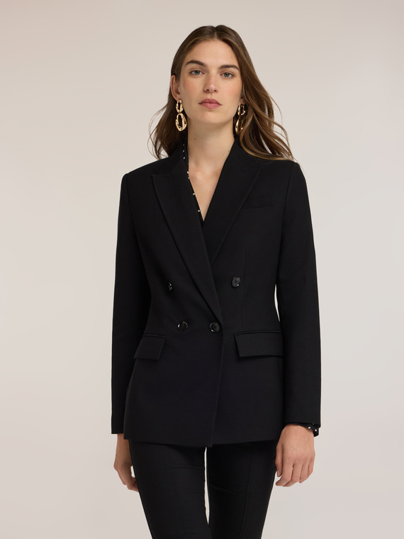 Double-breasted tailored blazer