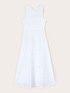 Langes Kleid aus Lochstickerei mit R&uuml;ckenausschnitt image number 4