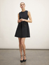 Sheath dress with split pleat image number 3