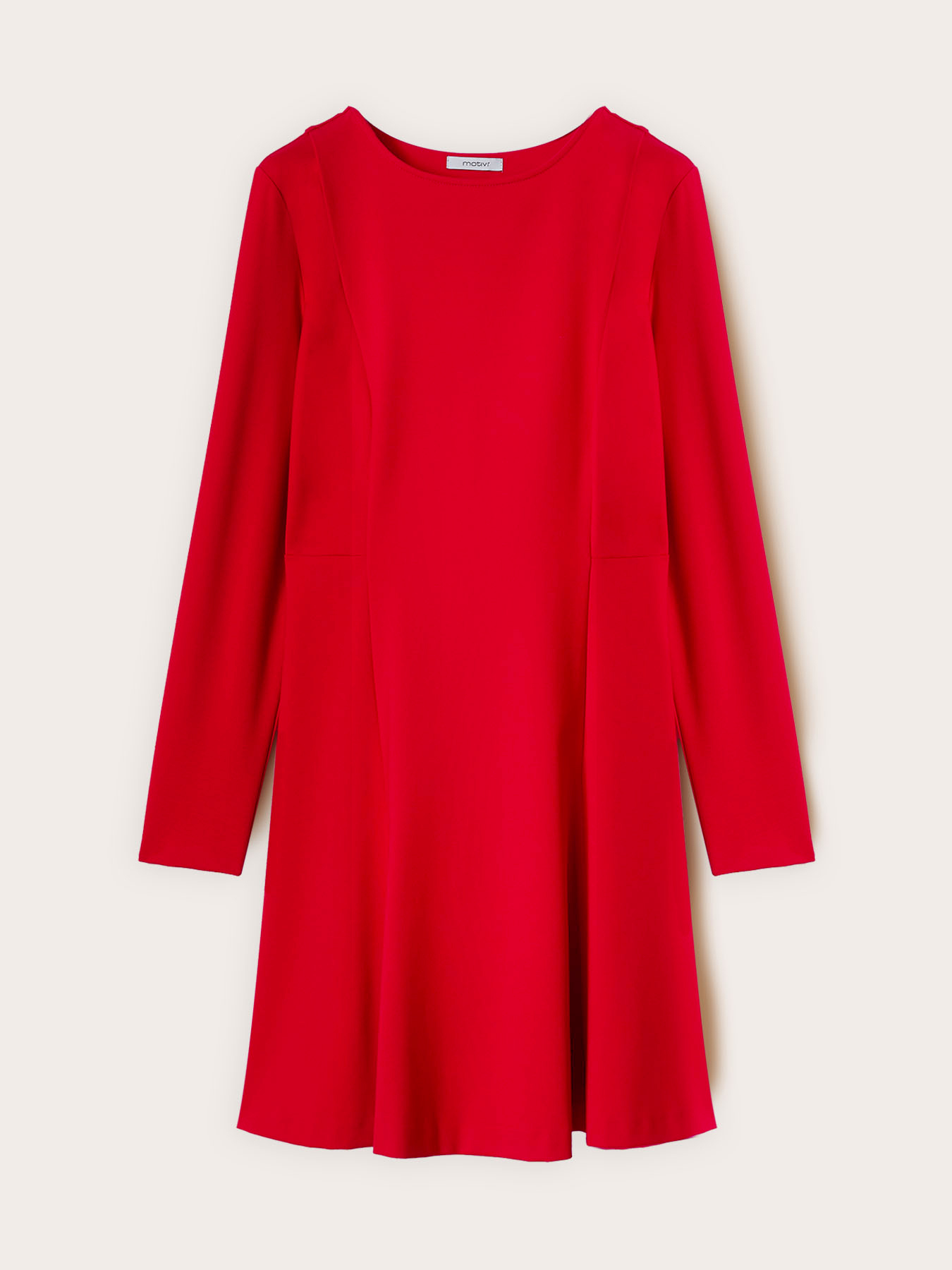Flare-Kleid aus Milano-Strick image number 5