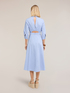 Shirtdress with jewel collar image number 1