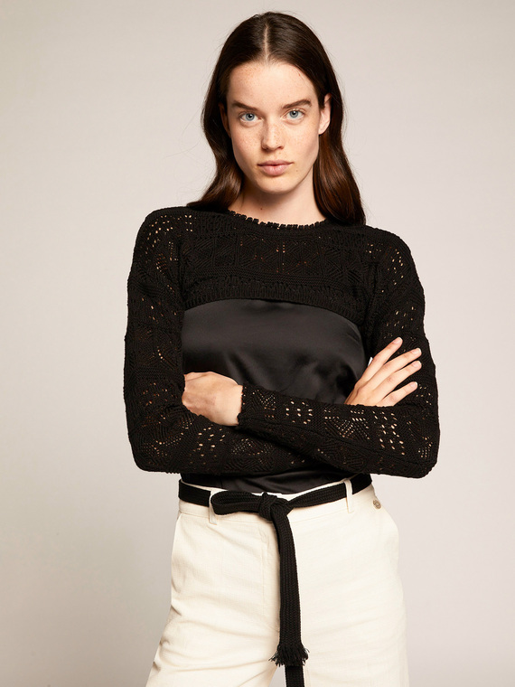 Motivi Coprispalle in crochet Donna