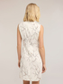Wrap dress in printed satin image number 1