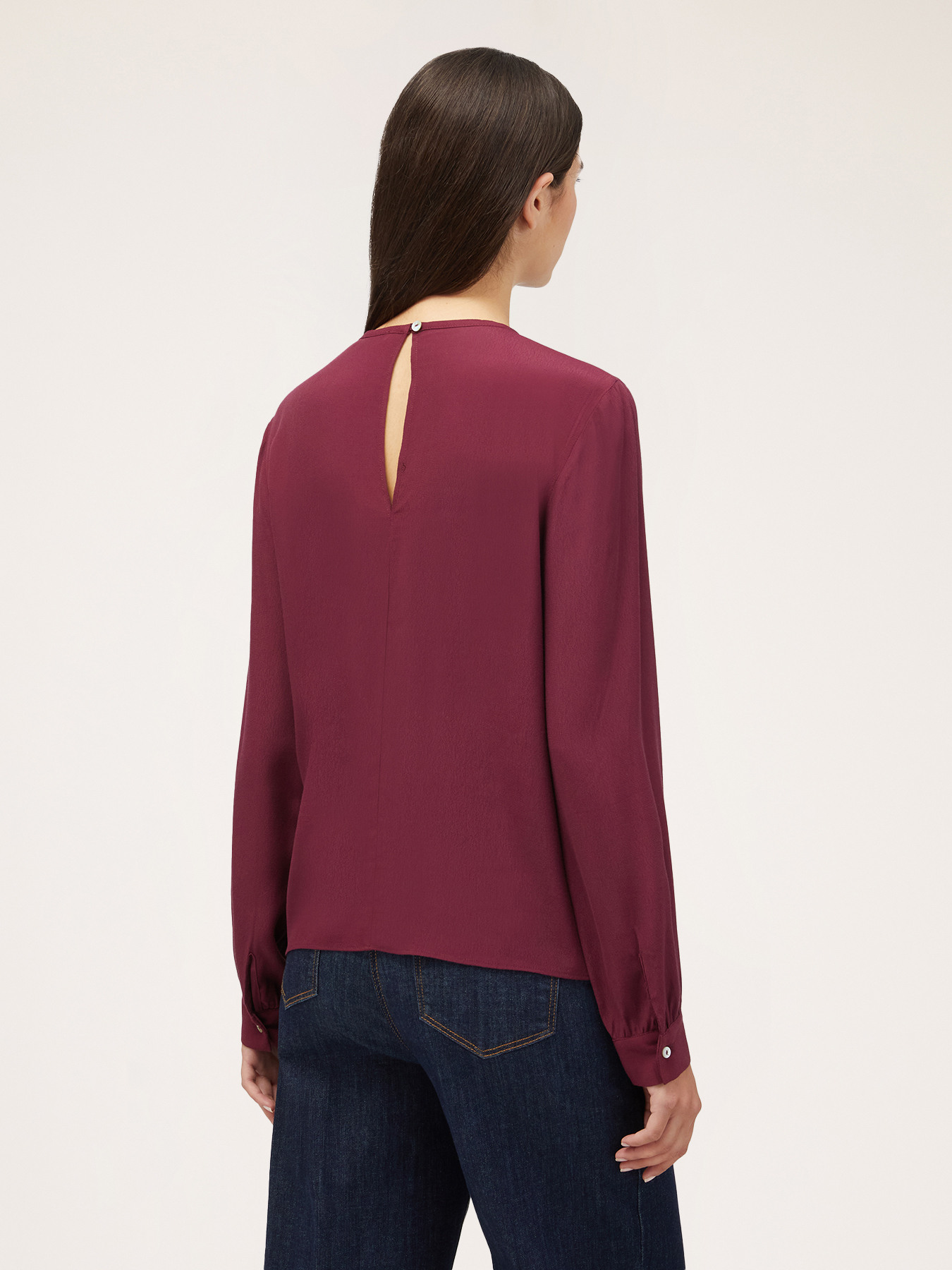 Blouse fluide avec pli image number 1