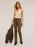 Pantalon flare en drill de coton image number 3