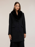 Single-breasted coat in wool-blend fabric image number 0