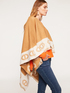 Poncho with Double Love embroidery image number 2