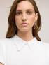 T-shirt with embroidered collar image number 3