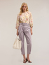 Blusa over in mussola di cotone fantasia floreale image number 3