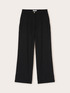 Linen blend palazzo trousers image number 5