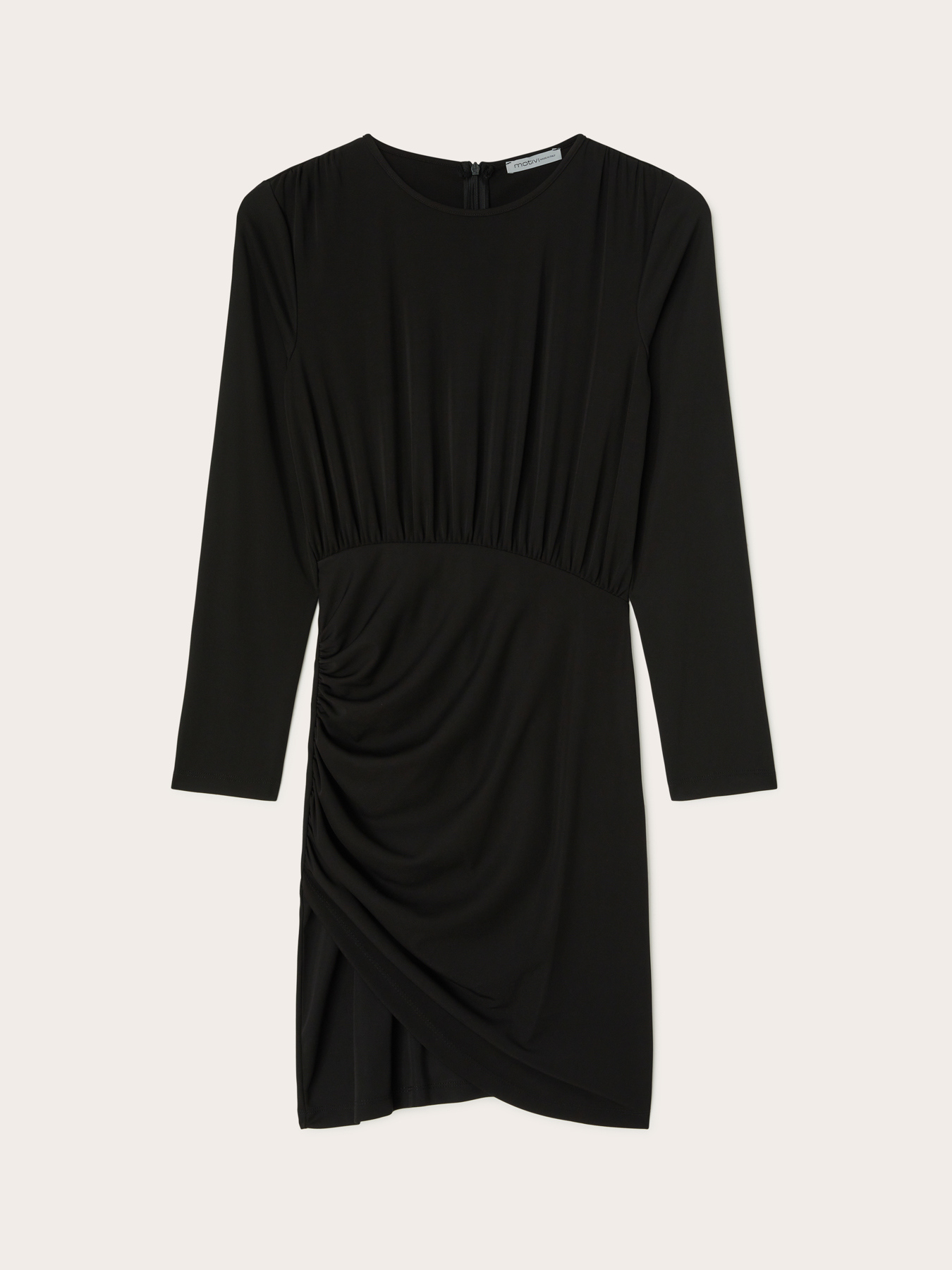 Jersey dress with draping Jersey dress with draping