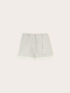 Cropped linen blend trousers image number 3