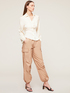 Cotton canvas cargo trousers image number 0