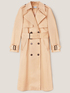 Long double-breasted trench coat image number 4