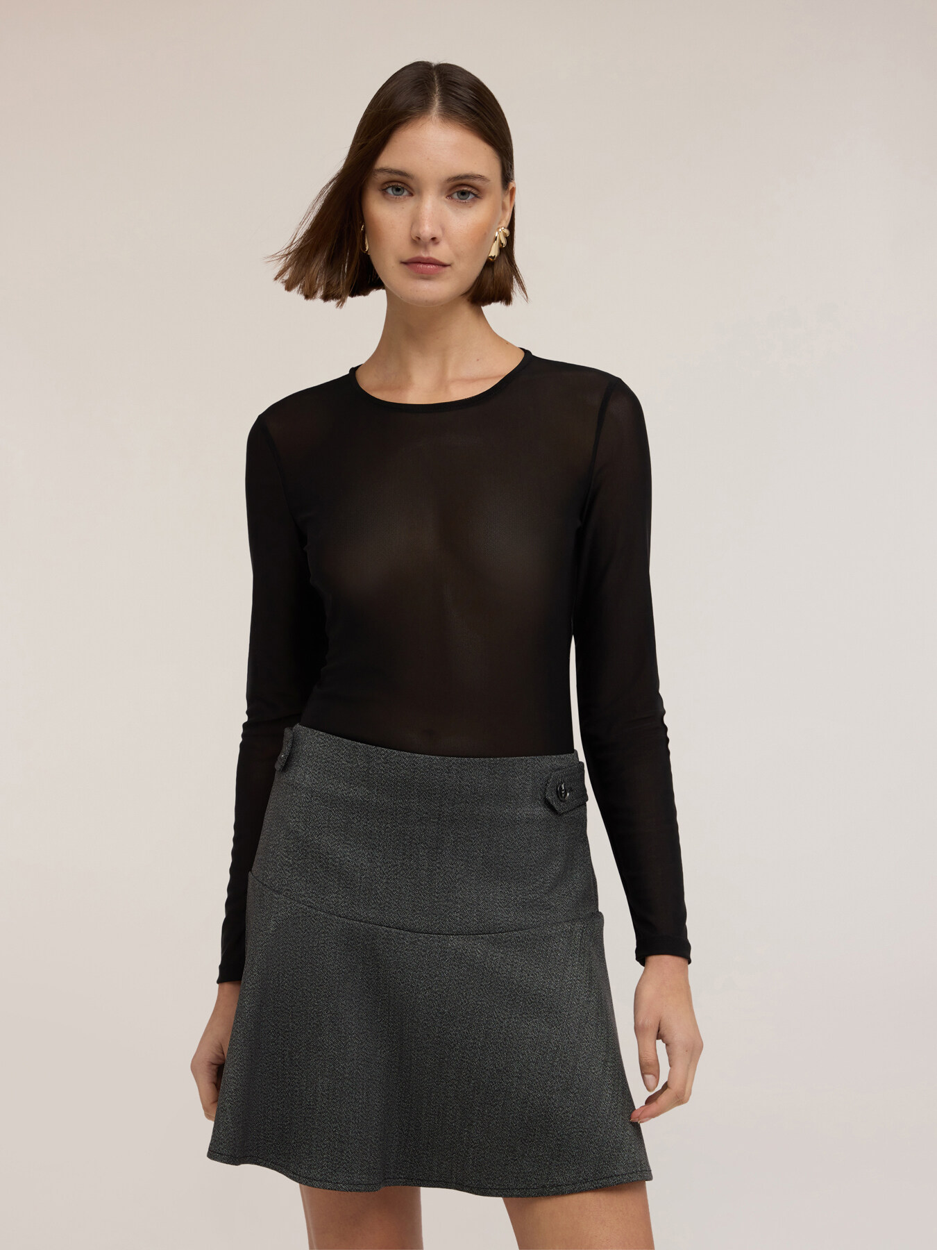 Tricou body din tul image number 0