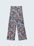 Pantaloni palazzo fantasia cashmere image number 3