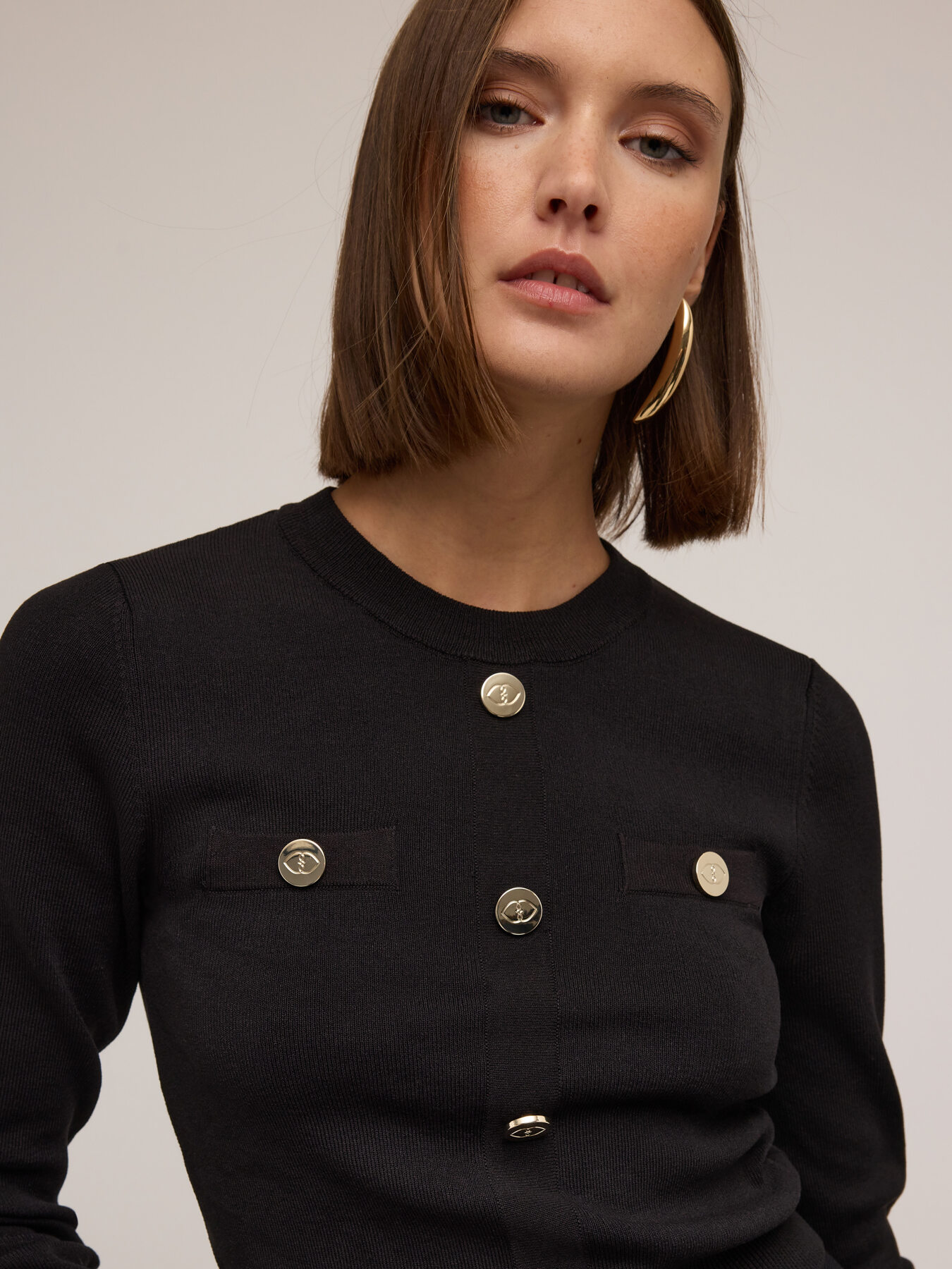 Pullover mit Scheinknopfleiste image number 3