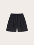 Poplin bermuda shorts with pleats image number 4