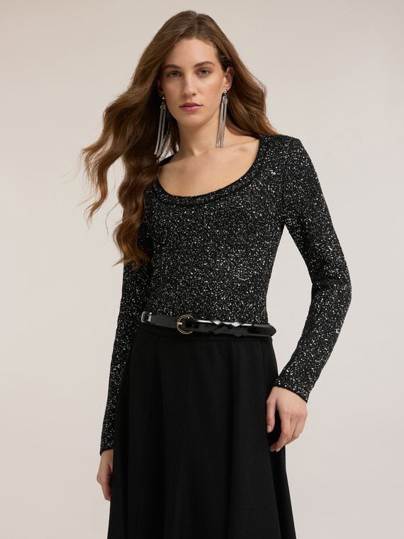 Maille full paillettes