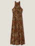 Langes Kleid aus Viskose mit Ethno-Druck image number 3