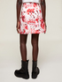 Short floral skirt with flap pockets image number 1