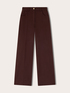 Palazzo-Hose aus Drillich mit B&uuml;gelfalte image number 4