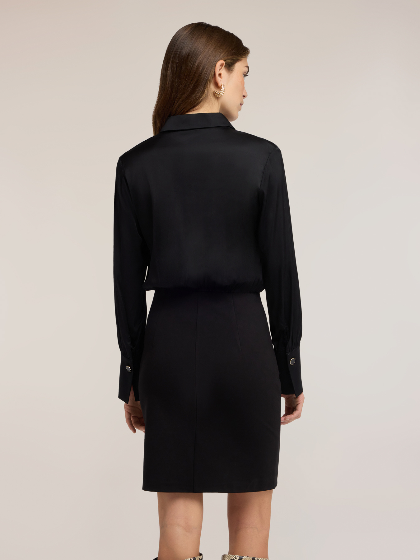 Shirtdress with jewel detail image number 1