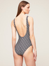 Double Love pattern one-piece swimsuit image number 1