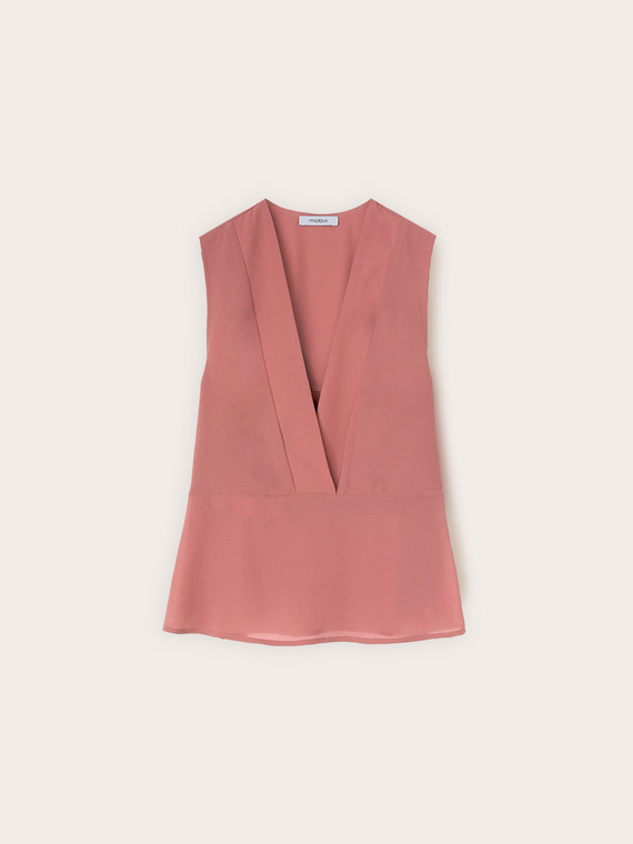 Georgette peplum top