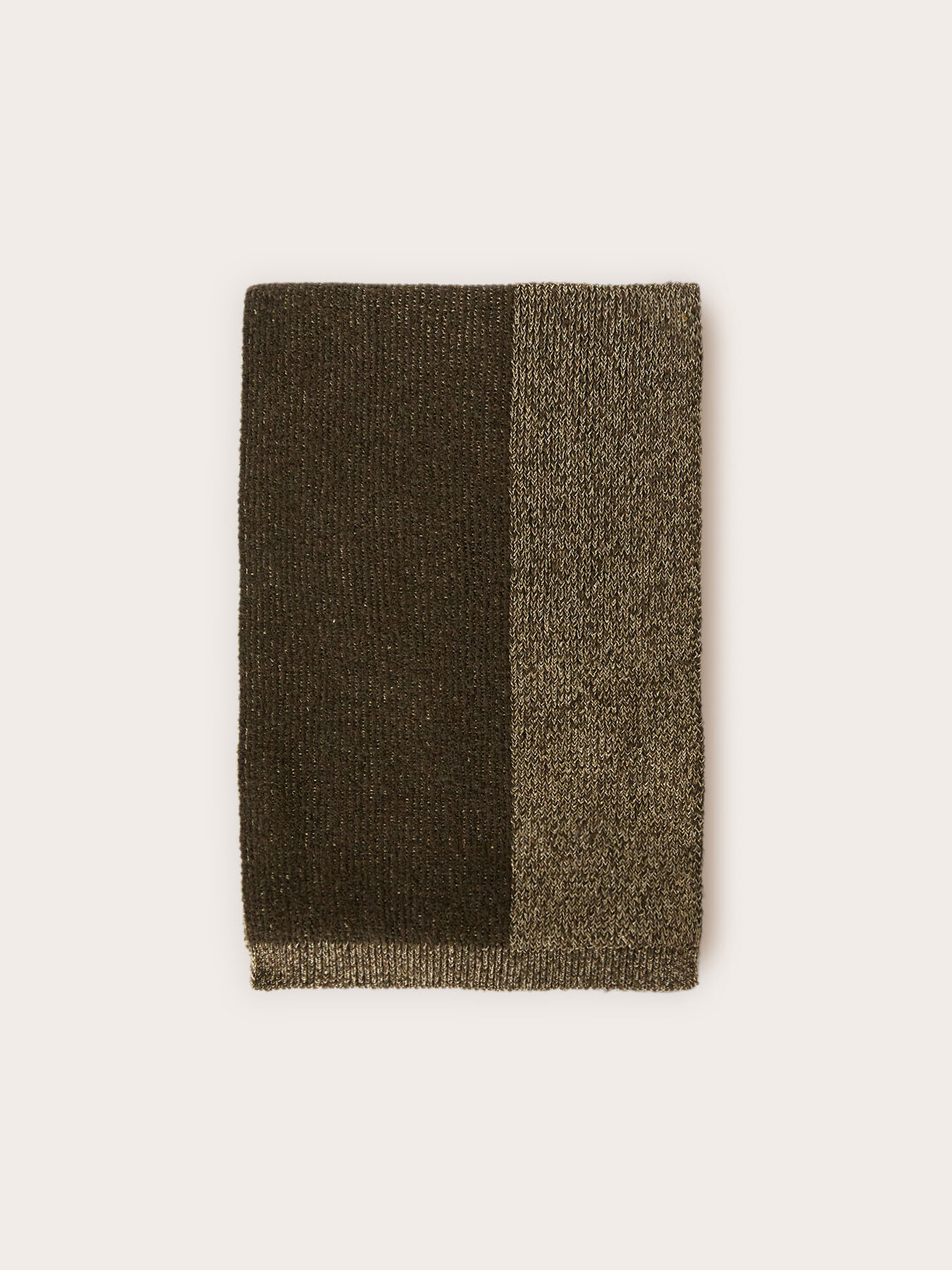 Mixed lurex knit scarf image number 1