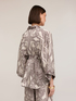 Satin kimono with print image number 1
