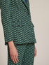 Jacquard-Blazer mit geometrischem Muster image number 2