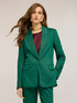Single-breasted linen blend blazer image number 3
