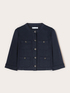 Mixed cotton drill jacket image number 4