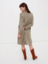 Faux suede trench coat image number 1