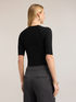Viscose sweater with ribbed raglan sleeves image number 1