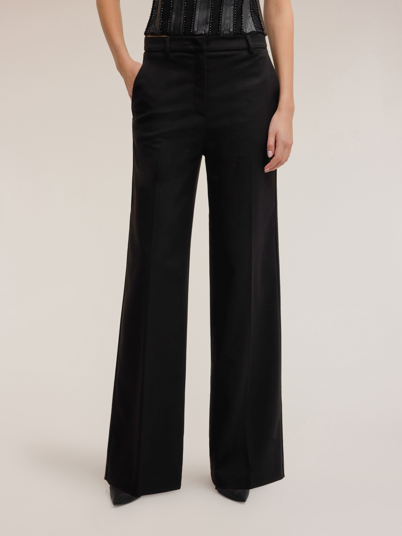 Palazzo pants mixed lurex Smart Couture image number 2