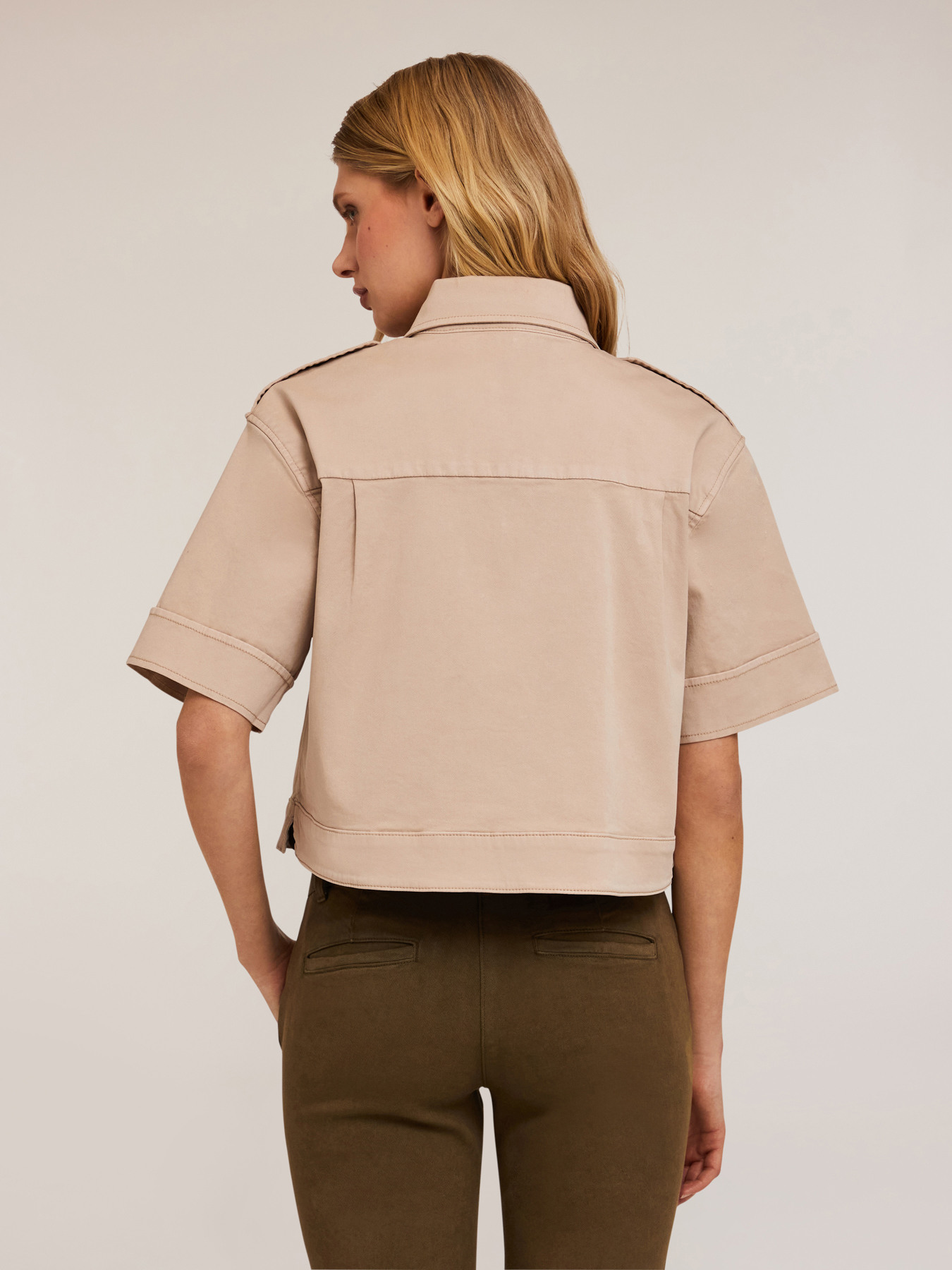 Cotton drill shirt image number 2
