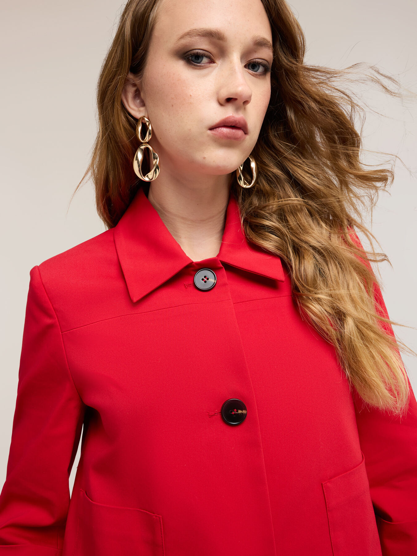 Jachetă cu m&acirc;neci scurte image number 3